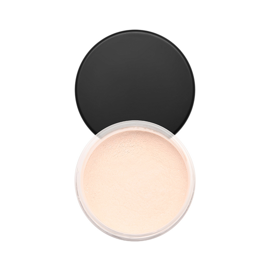 Transparent illuminating mineral loose powder